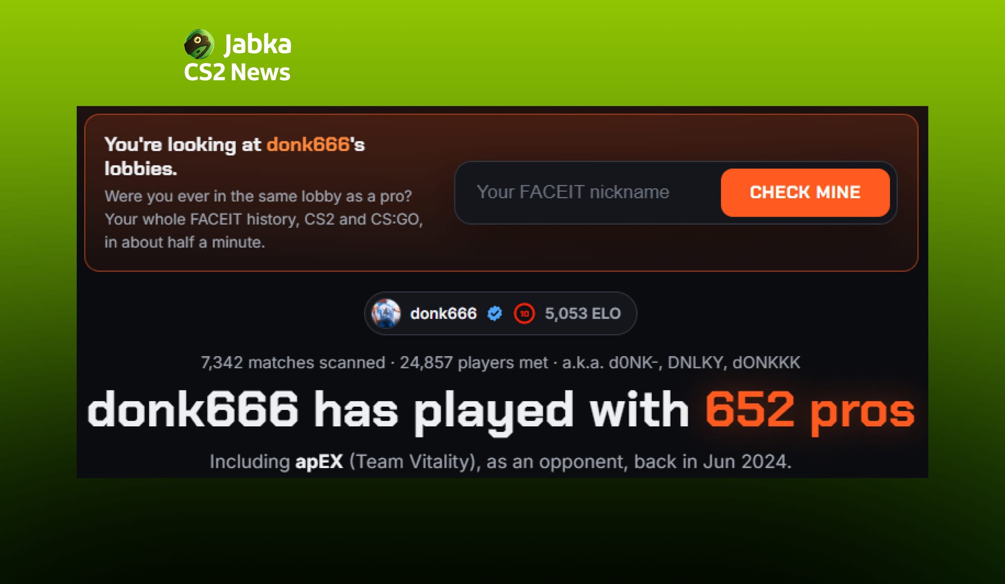 С какими про-игроками вы пересекались на FACEIT?