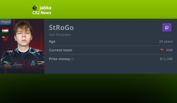 StRoGo сменил флаг на HLTV с российского на таджикистанский