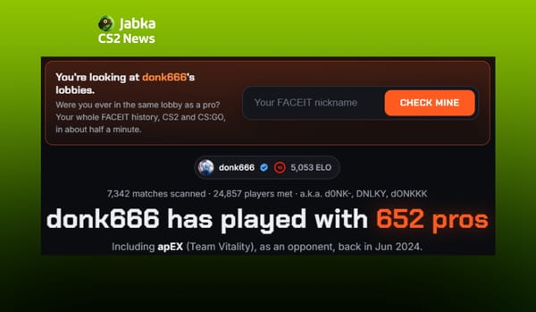 Теперь можно узнать, с какими про-игроками вы пересекались на FACEIT