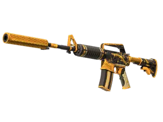M4A1-S | Golden Coil (Minimal Wear)