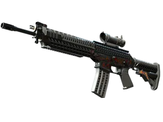 SG 553 | Heavy Metal (Field-Tested)