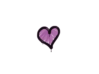 Sealed Graffiti | Heart (Bazooka Pink)