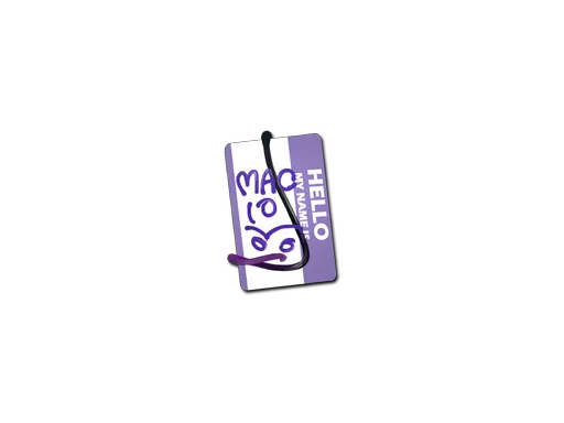 Sticker | Hello MAC-10