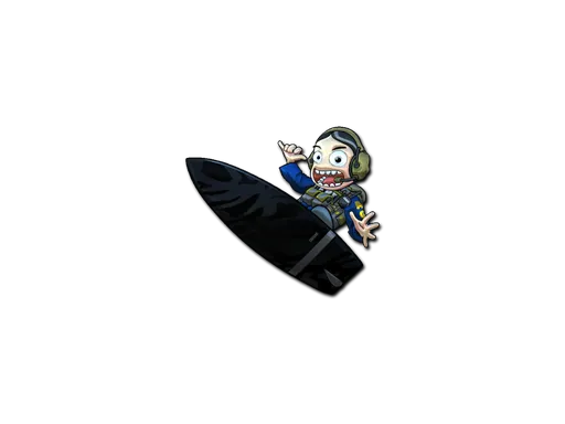 Sticker | Dark Water Surf Ava (Foil)