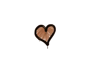 Sealed Graffiti | Heart (Tiger Orange)