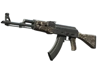 Souvenir AK-47 | Black Laminate (Well-Worn)