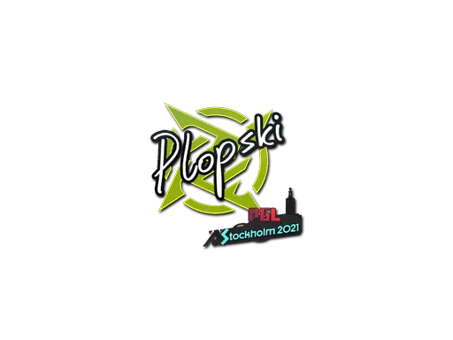 Sticker | Plopski | Stockholm 2021