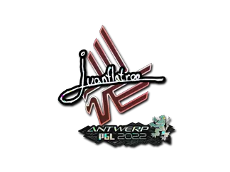 Sticker | juanflatroo (Glitter) | Antwerp 2022