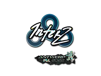 Sticker | interz (Glitter) | Antwerp 2022
