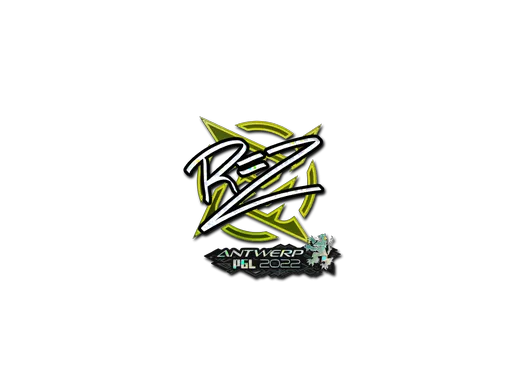 Sticker | REZ (Glitter) | Antwerp 2022