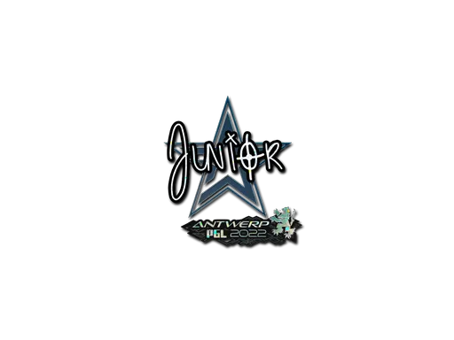Sticker | junior (Glitter) | Antwerp 2022