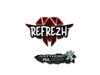 Sticker | refrezh (Glitter) | Antwerp 2022