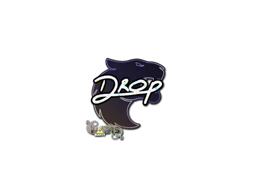 Sticker | drop (Glitter) | Paris 2023