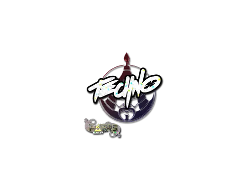 Sticker | Techno4K (Glitter) | Paris 2023
