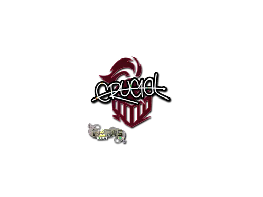 Sticker | CRUC1AL (Glitter) | Paris 2023