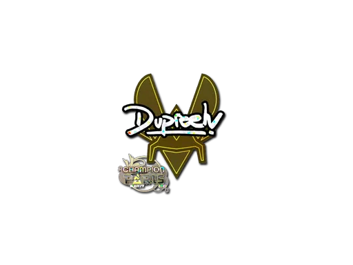 Sticker | dupreeh (Glitter, Champion) | Paris 2023