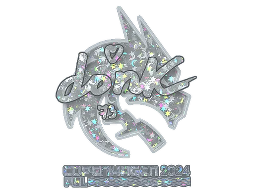Sticker | donk (Glitter) | Copenhagen 2024