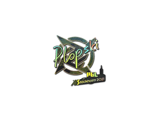 Sticker | Plopski (Holo) | Stockholm 2021