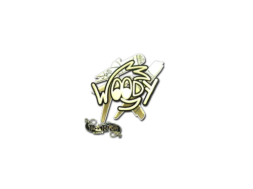 Sticker | WOOD7 (Gold) | Paris 2023