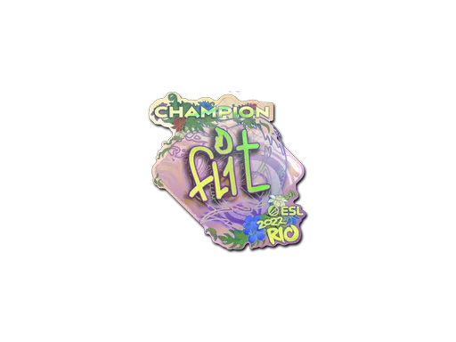 Sticker | FL1T (Holo, Champion) | Rio 2022