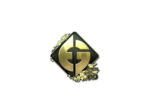 Sticker | Evil Geniuses (Gold) | Rio 2022