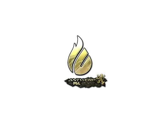 Sticker | Copenhagen Flames (Gold) | Antwerp 2022